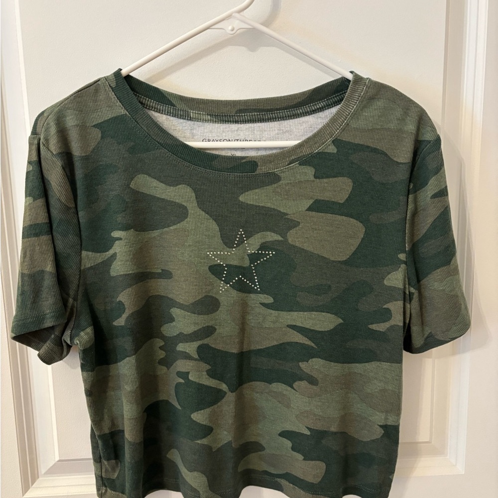 Grayson Threads Olive Camouflage Tee